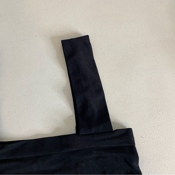 Intimately Free People Black Straight Lines Bralette Bra Size M/L New - Picture 9 of 15